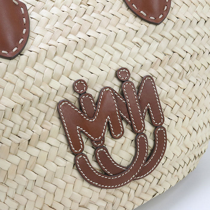 MIUMIU  Straw Bag Tote bag 5BG206 2DDH F0A5T Basket bag straw / Wicker Women