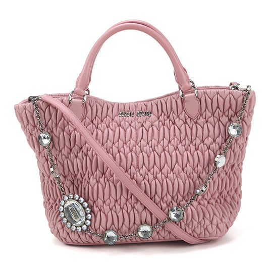 MIUMIU  2WAY Materasse Tote bag leather Women