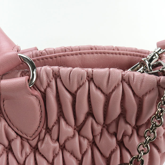 MIUMIU  2WAY Materasse Tote bag leather Women