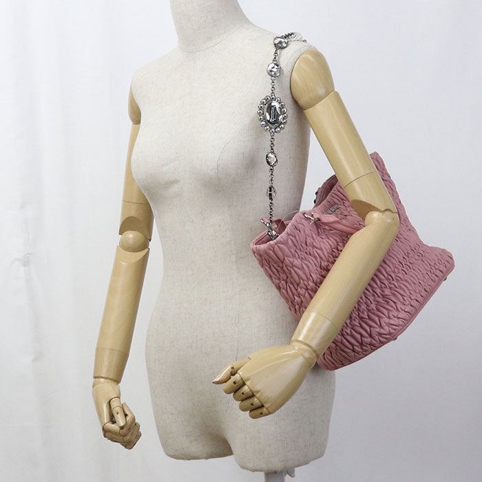 MIUMIU  2WAY Materasse Tote bag leather Women