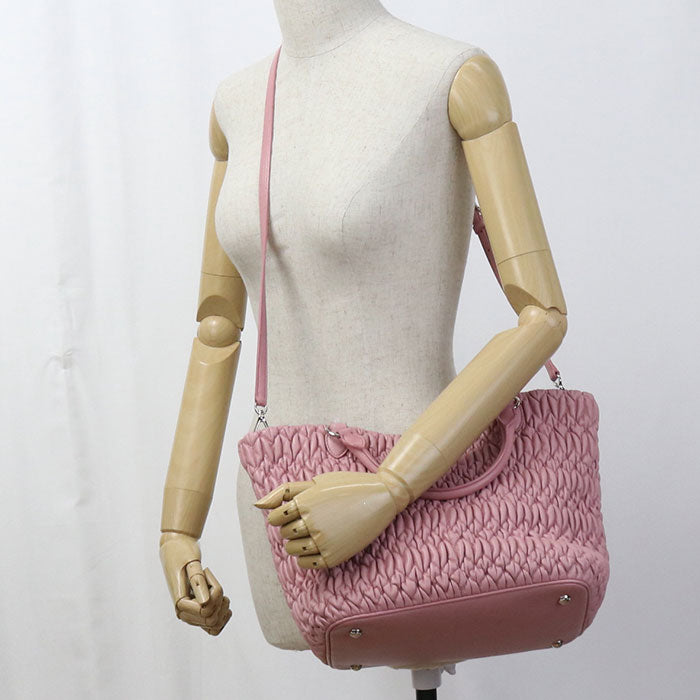 MIUMIU  2WAY Materasse Tote bag leather Women