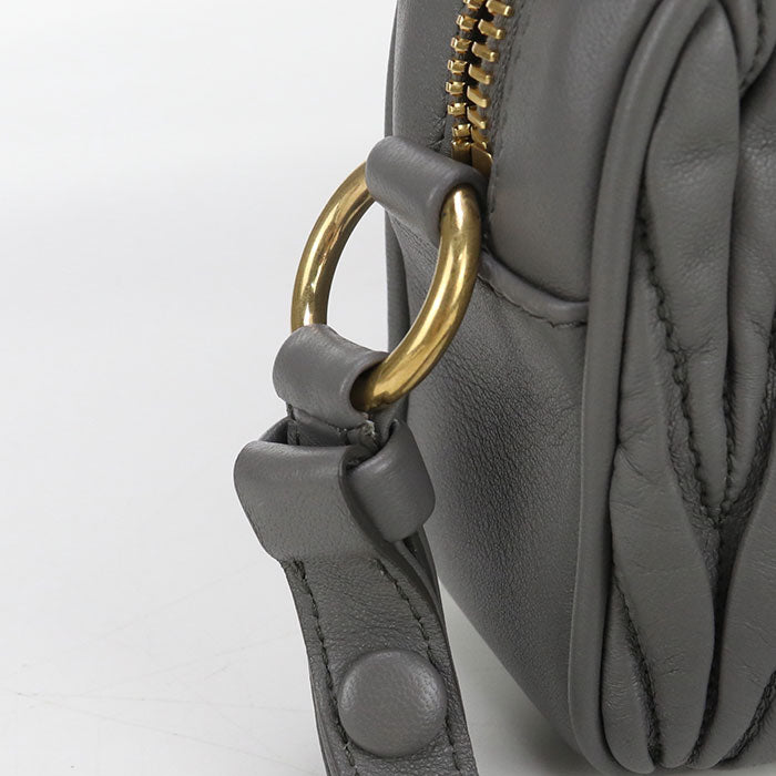 MIUMIU  Materasse 5BH118 Diagonal shoulder bag leather Women