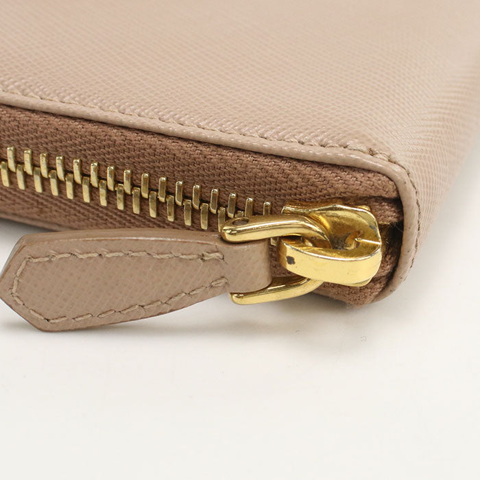 PRADA Coin case saffiano triangle 1ML522 QHH Coin Pocket leather Women