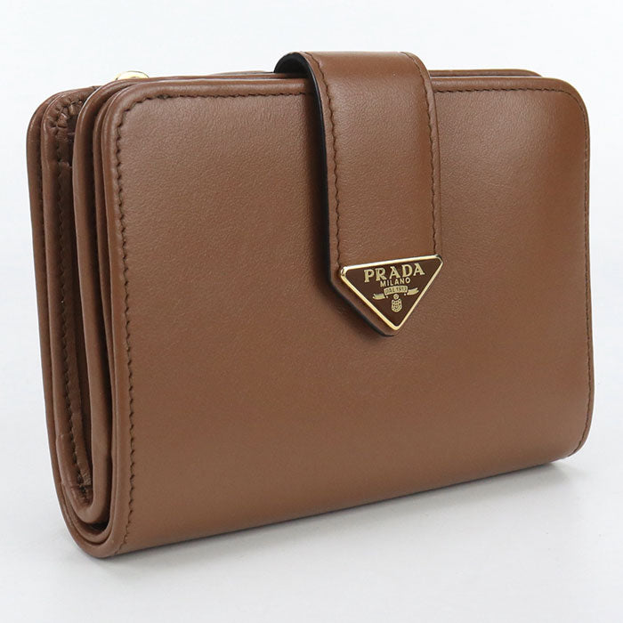 PRADA City Calf Tab Wallet 1ML018 2CNP F0046 Bifold Wallet Calf leather Women