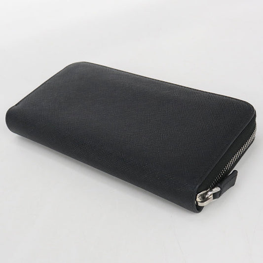 PRADA zip around long wallet Safiano leather PurseZip Around leather Men