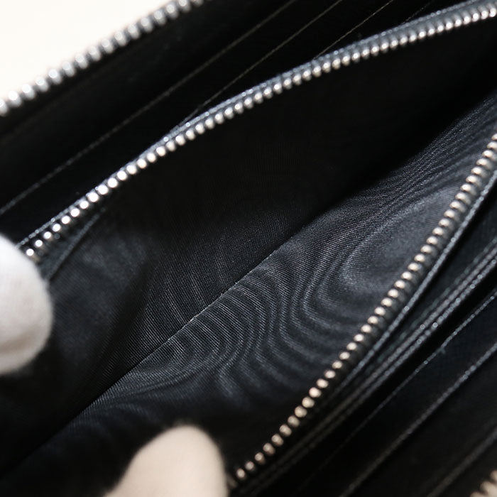 PRADA zip around long wallet Safiano leather PurseZip Around leather Men