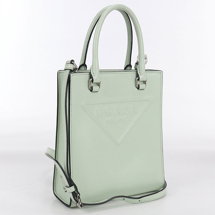 PRADA 2WAY handbag 1BA333 Handbag leather Women