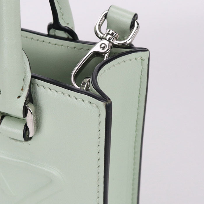 PRADA 2WAY handbag 1BA333 Handbag leather Women