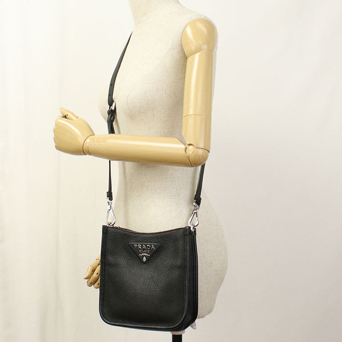PRADA mini Vitello Dino Soft Leather 1BH191 2DKV F0002 Shoulder bag leather Women