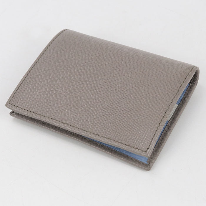 PRADA Saffiano leather 1MV204 Bifold Wallet Calfskin Women's