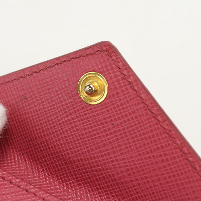 PRADA Saffiano leather wallet 38000 PR80365 Three fold wallet leather / Saffiano leather wallet Women