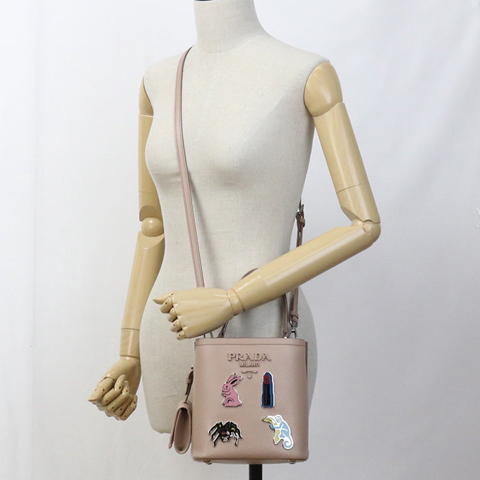 PRADA 1BA217 2ERX F0236 Handbag / Safiano leather Women