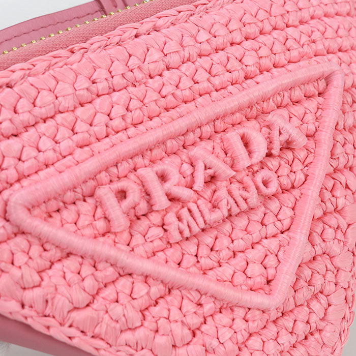 PRADA Crochet Mini Pouch PR88074 Shoulder bag Raffia / Crochet Mini Pouch Women