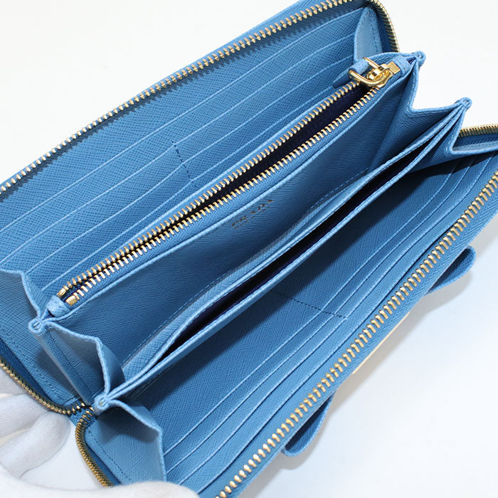 PRADA zip around long wallet PR88108 PurseZip Around leather / zip around long wallet Women