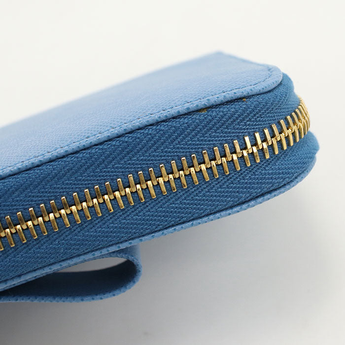 PRADA zip around long wallet PR88108 PurseZip Around leather / zip around long wallet Women