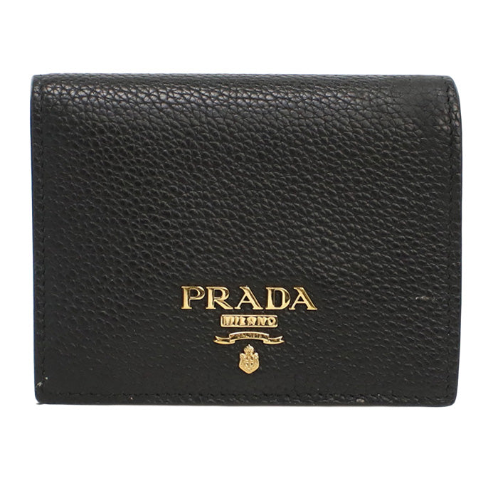 PRADA Leather wallet PR88389 Folded wallet leather / Leather wallet Women