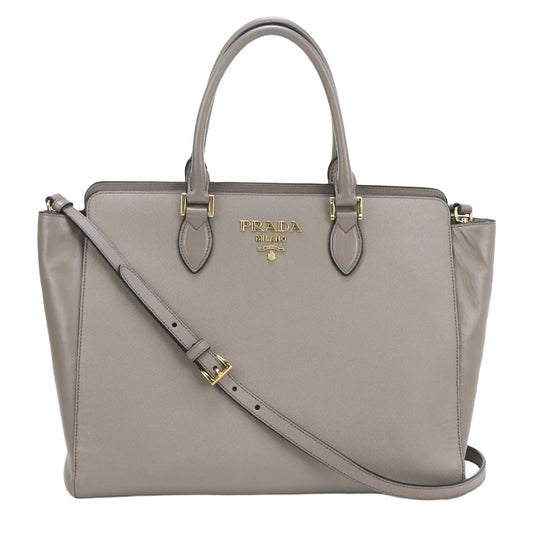 PRADA 2WAY PR90036 Tote bag leather / 2WAYTote bag Women