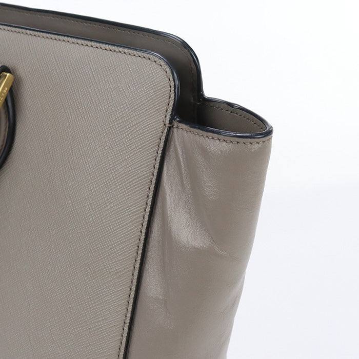 PRADA 2WAY PR90036 Tote bag leather / 2WAYTote bag Women