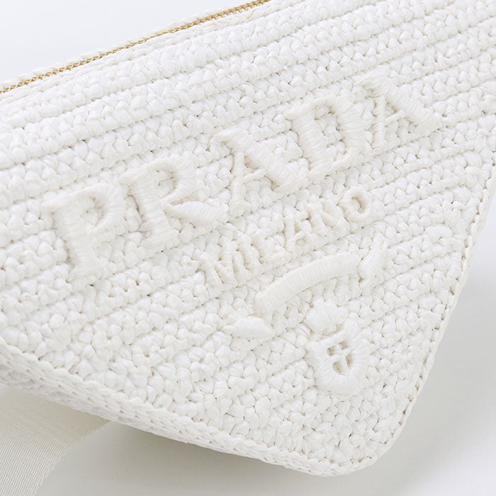 PRADA 1BH190 Diagonal shoulder bag Raffia Women