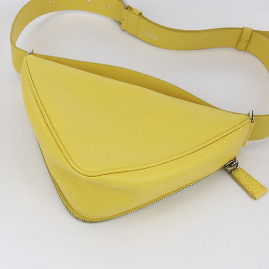 PRADA Triangle PR92636 Shoulder bag leather / Shoulder bag Unisex
