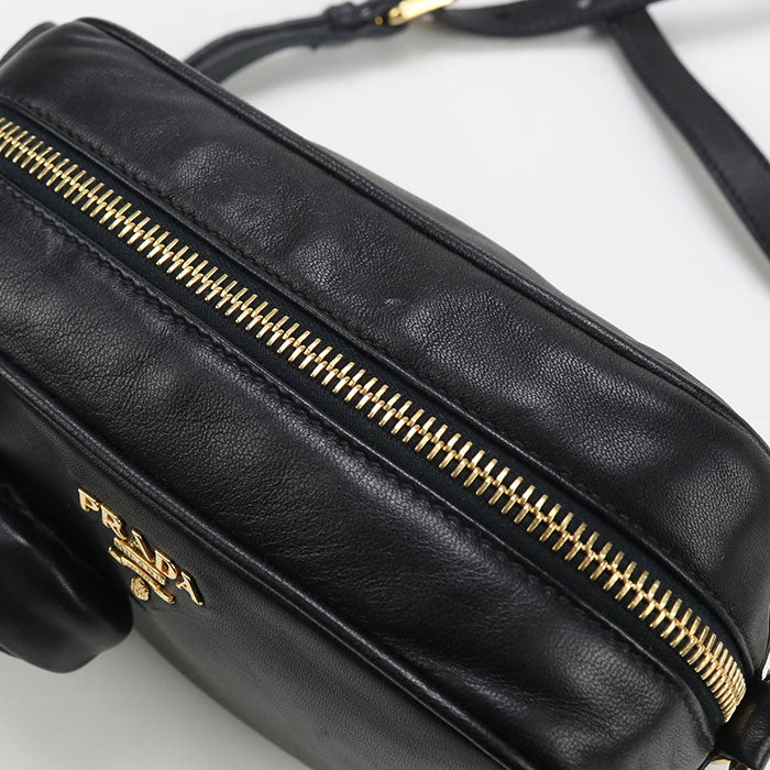 PRADA BP0166 UHG F0002 Diagonal shoulder bag leather Women