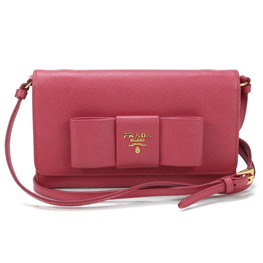 PRADA Shoulder wallet 1M1437 Chain wallet / Safiano leather Women