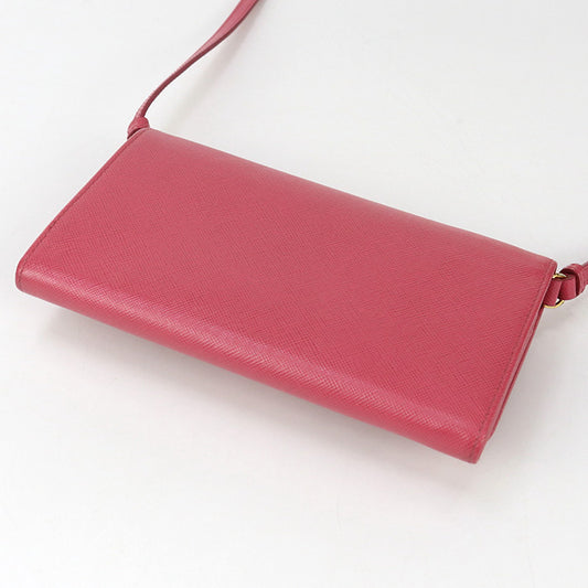 PRADA Shoulder wallet 1M1437 Chain wallet / Safiano leather Women