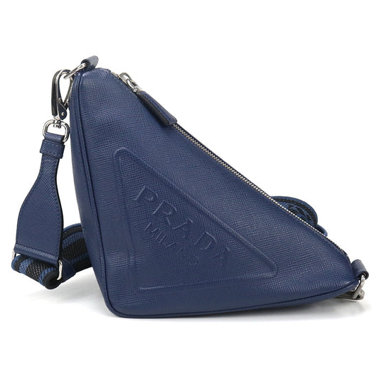 PRADA Triangle 2VH155 Diagonal shoulder bag leather Men