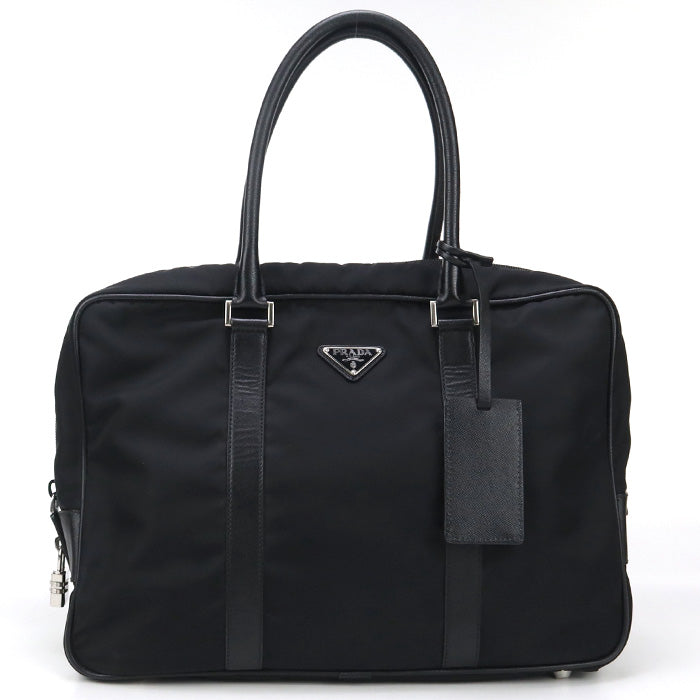 PRADA Business bag VA0702 Briefcase Nylon / Safiano leather Men