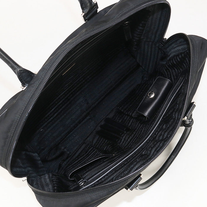PRADA Business bag VA0702 Briefcase Nylon / Safiano leather Men