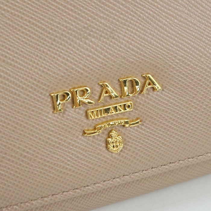 PRADA PR94389 Three fold wallet / Saffiano leather wallet Women