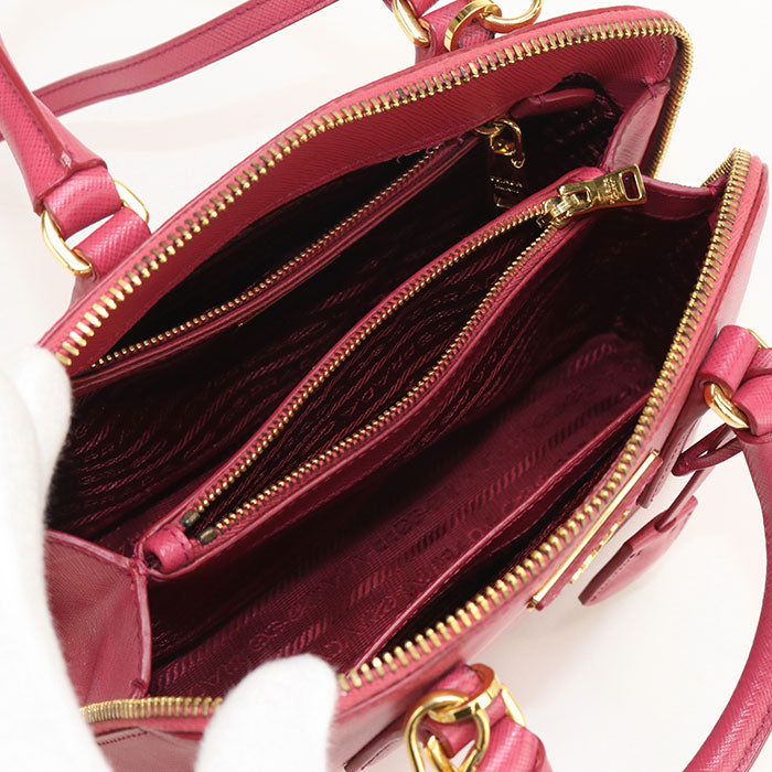 PRADA 2WAY Safiano leather PR94748 Handbag leather / 2WAY handbag Women