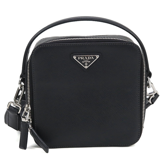 PRADA 2WAY Safiano leather PR95076 Handbag leather / 2WAY handbag Men