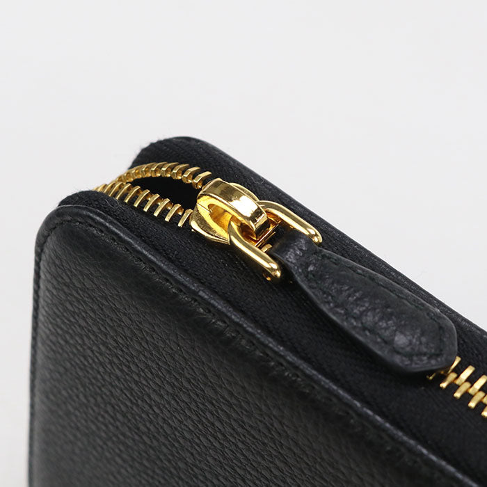 PRADA Zip around Vittello leather PR95198 PurseZip Around leather / zip around long wallet Women