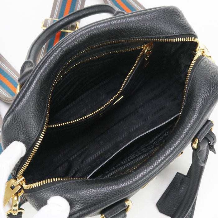 PRADA 2WAY Vittello leather 1BB108 2E8K F0002 Handbag leather Women