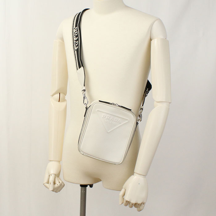PRADA Safiano 2VH154 Diagonal shoulder bag / Safiano leather Men