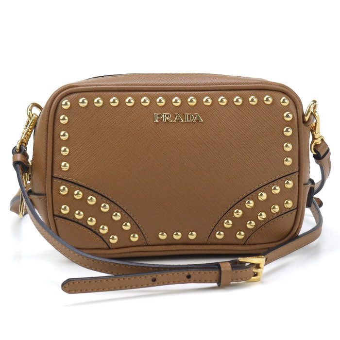 PRADA 2WAYShoulder bag Diagonal shoulder bag leather Women