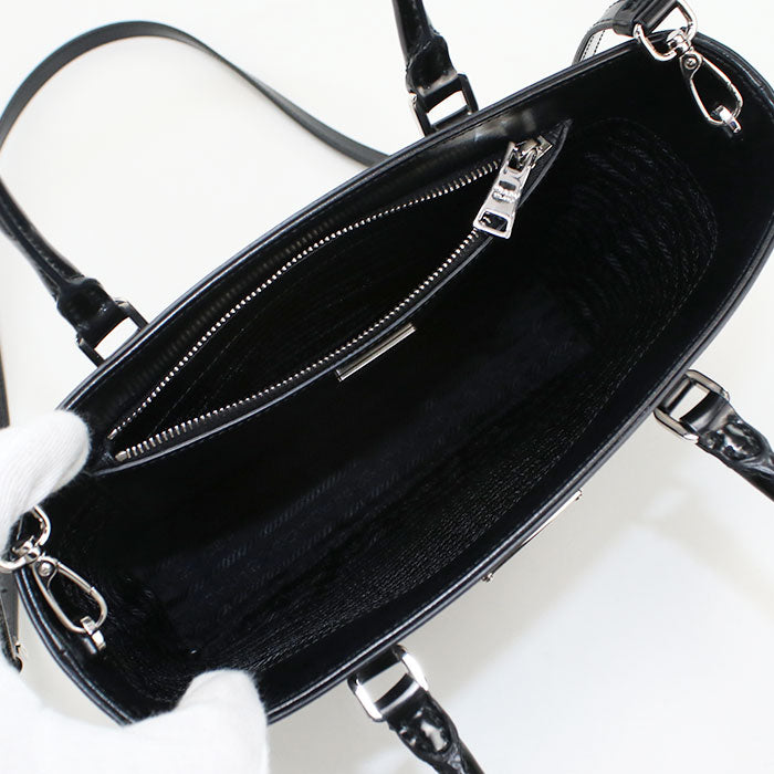 PRADA 2WAY bag 1BA330 Handbag leather Women