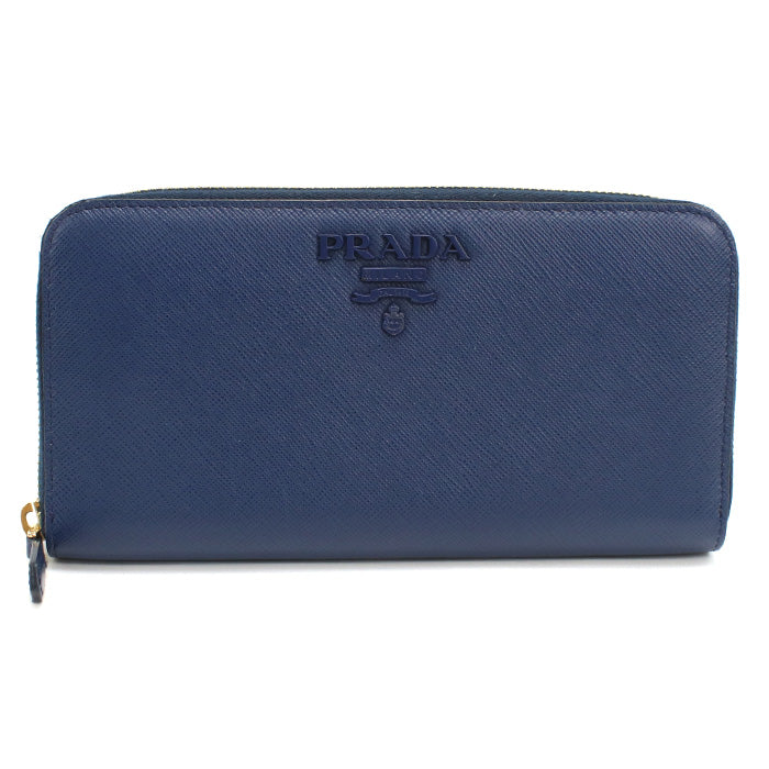 PRADA zip around long wallet PurseZip Around leather Men