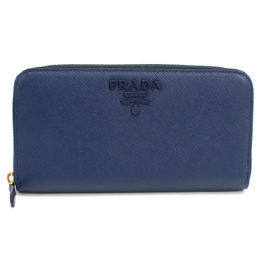 PRADA zip around long wallet PurseZip Around leather Men