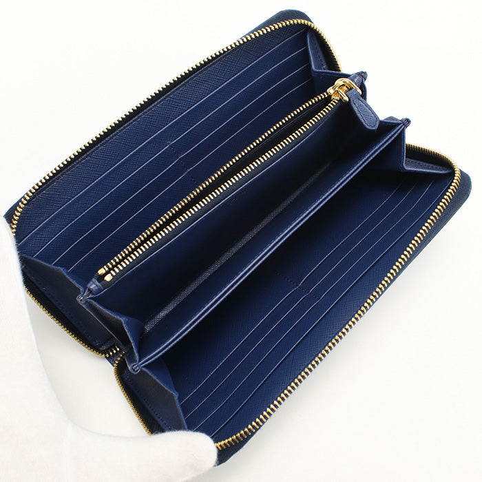 PRADA zip around long wallet PurseZip Around leather Men