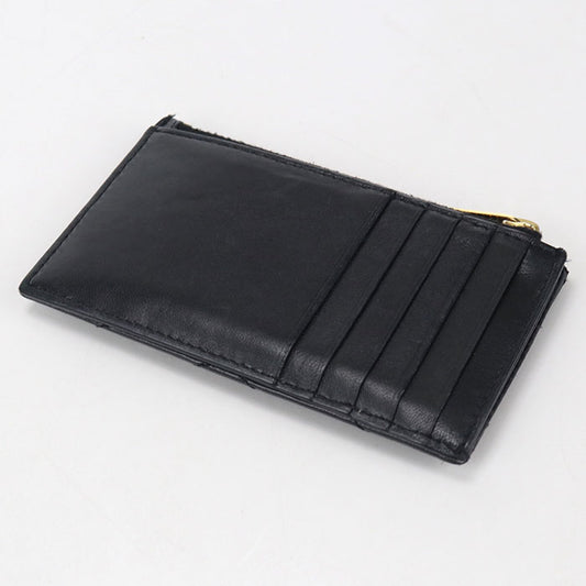SAINT LAURENT Fragment Zip Card Case Cassandra 607915 Coin case lambskin Women