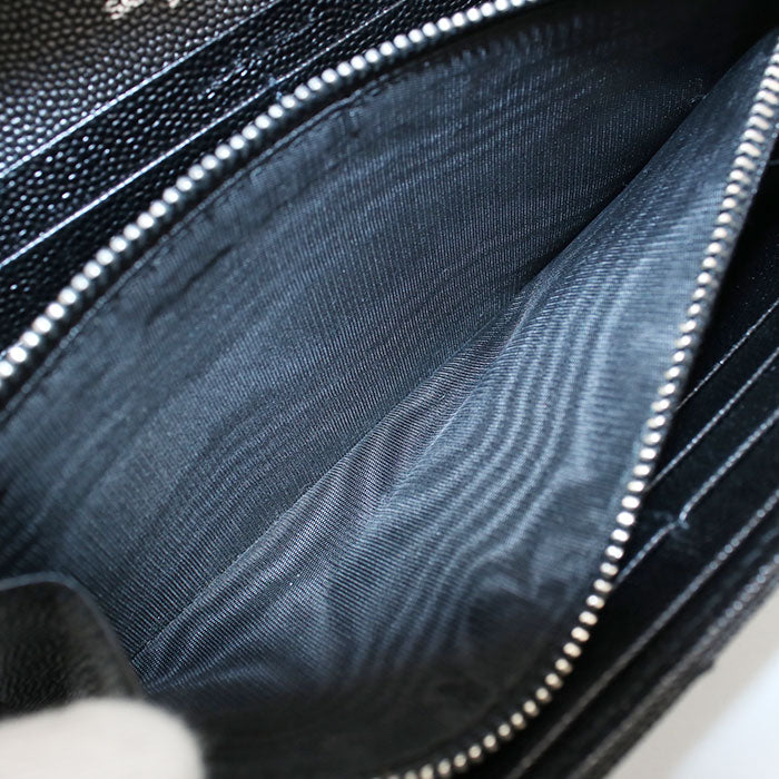 SAINT LAURENT Large flap wallet 372264 Purse folio Calfskin Women