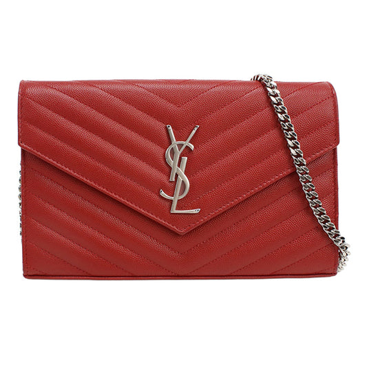 SAINT LAURENT Classic Cassandra SL90027 Chain wallet Calfskin / Classic Chain Wallet Women
