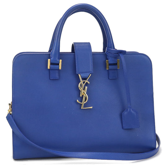 SAINT LAURENT 2WAY handbag Monogram Kabas 357395 Handbag leather Women