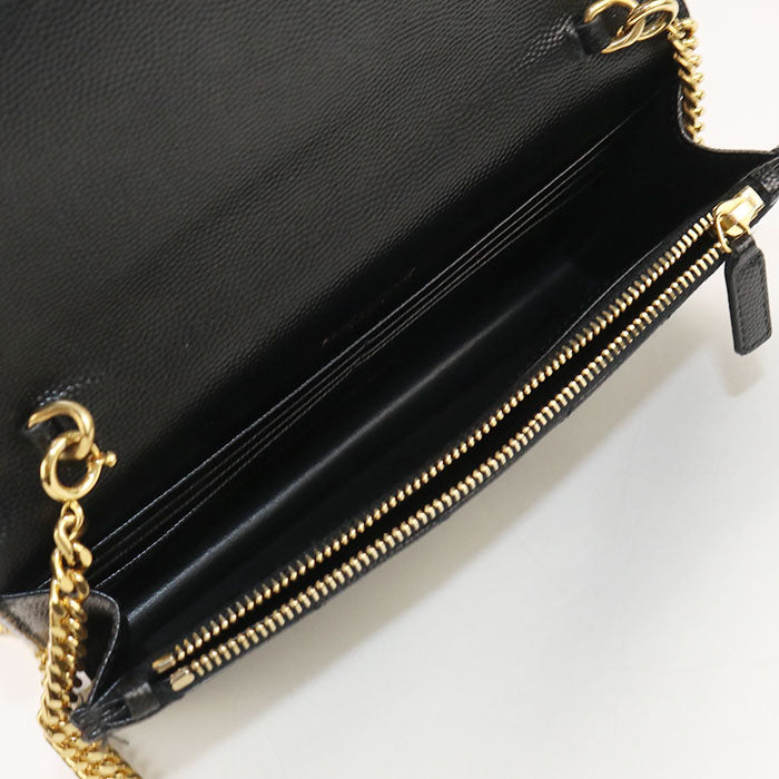 SAINT LAURENT envelope Cassandra 393953 Chain wallet Calfskin Women