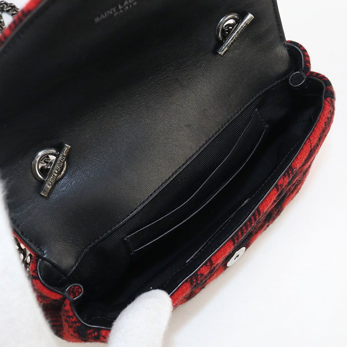 SAINT LAURENT Chain Shoulder bag SL95717 Shoulder bag wool / Chain Shoulder bag Women