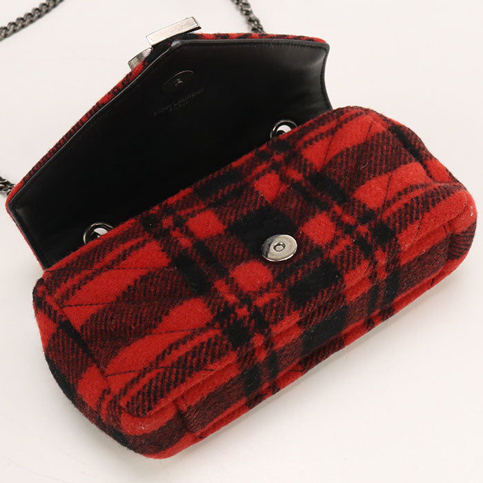 SAINT LAURENT Chain Shoulder bag SL95717 Shoulder bag wool / Chain Shoulder bag Women