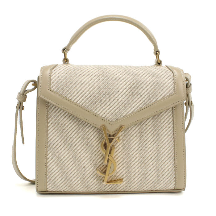 SAINT LAURENT 2WAY Cassandra 623930 Handbag canvas / leather Women