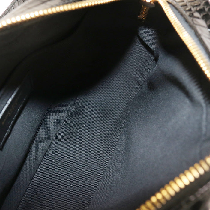 SAINT LAURENT Roux 612544 Diagonal shoulder bag / Croco embossed leather Women